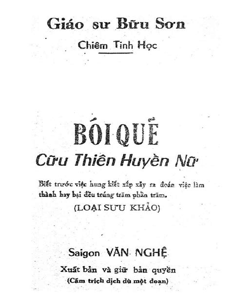 que cuu thien huyen nu